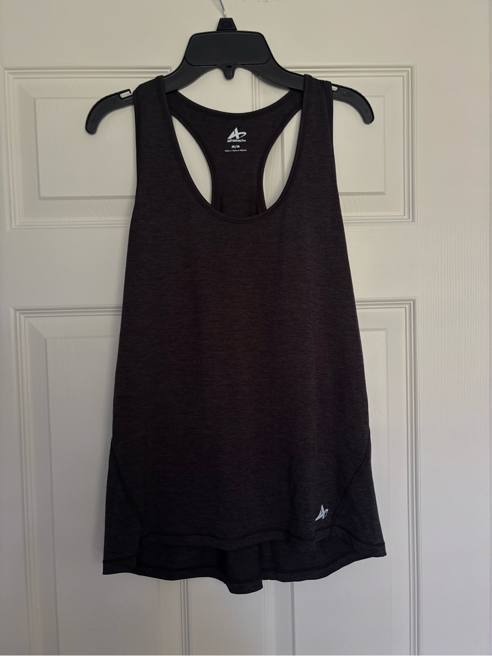 Athletech Dark Gray Racerback Tank Top